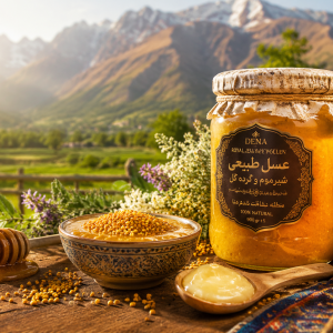 معجون عسل ژل رویال گرده گل