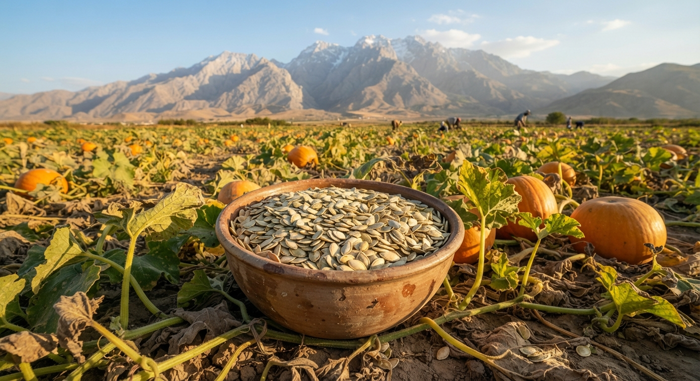 تخمه کدو محلی سمیرم